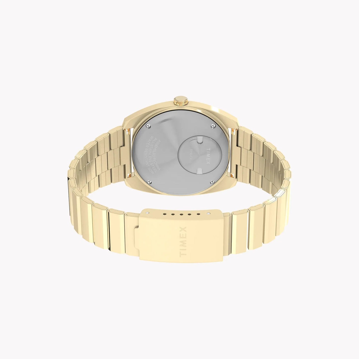 Q Timex Enigma 37mm Bracelet Watch TW2Y34400 | Stylish Silver & Blue Design by TIMEX