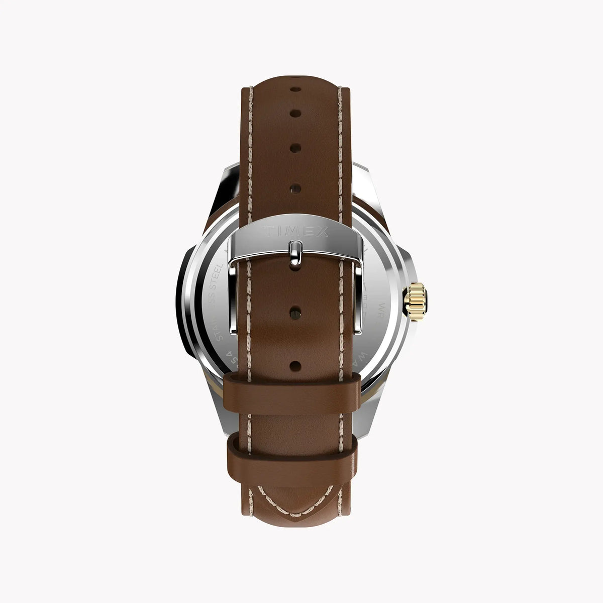 Essex 3-Hand Strap Blue Dial Brown Leather Watch | TW2Y38100 by TIMEX