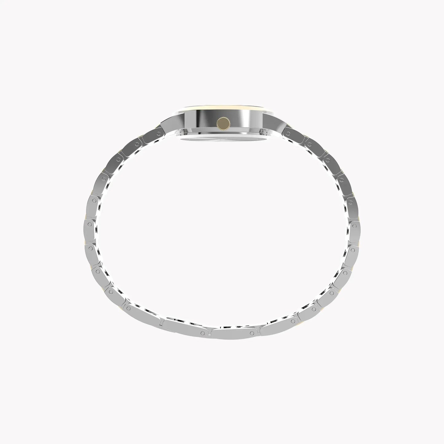 Women's Two Tone Case & Bracelet with Silver Mother of Pearl Dial | TW2Y38300 by TIMEX
