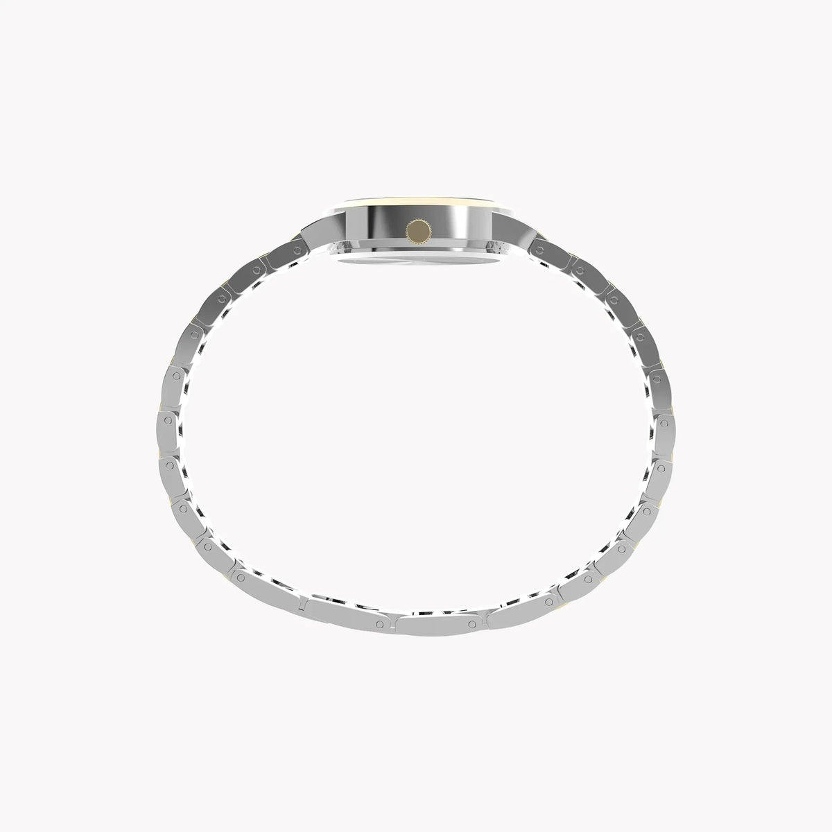 Women's Two Tone Case & Bracelet with Silver Mother of Pearl Dial | TW2Y38300 by TIMEX