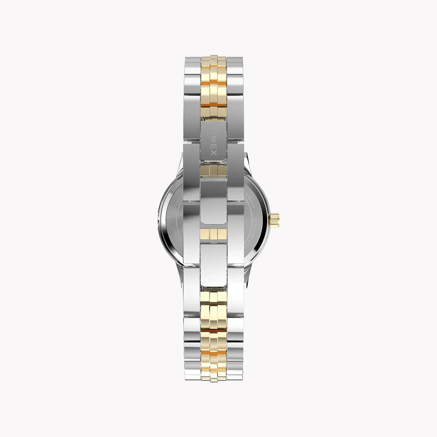 Women's Two Tone Case & Bracelet with Silver Mother of Pearl Dial | TW2Y38300 by TIMEX