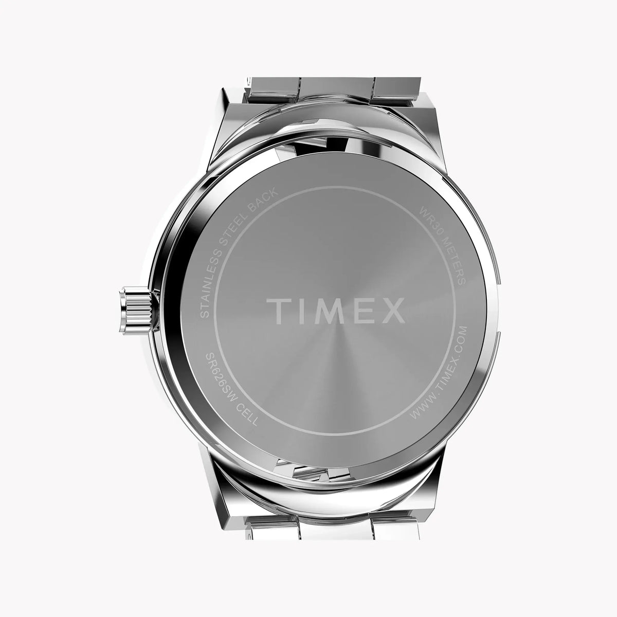 Womens Silver Tone Case & Bracelet with Mother of Pearl Dial TW2Y38400 by TIMEX