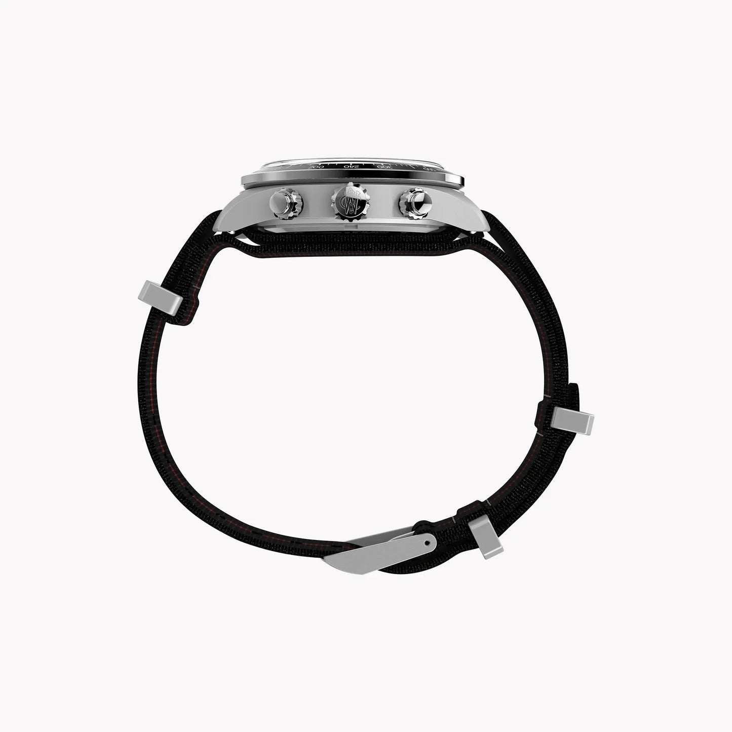 Waterbury Heritage Chrono SST Black Dial Fabric Strap TW2Y38900 | Men's Sports Watch by TIMEX