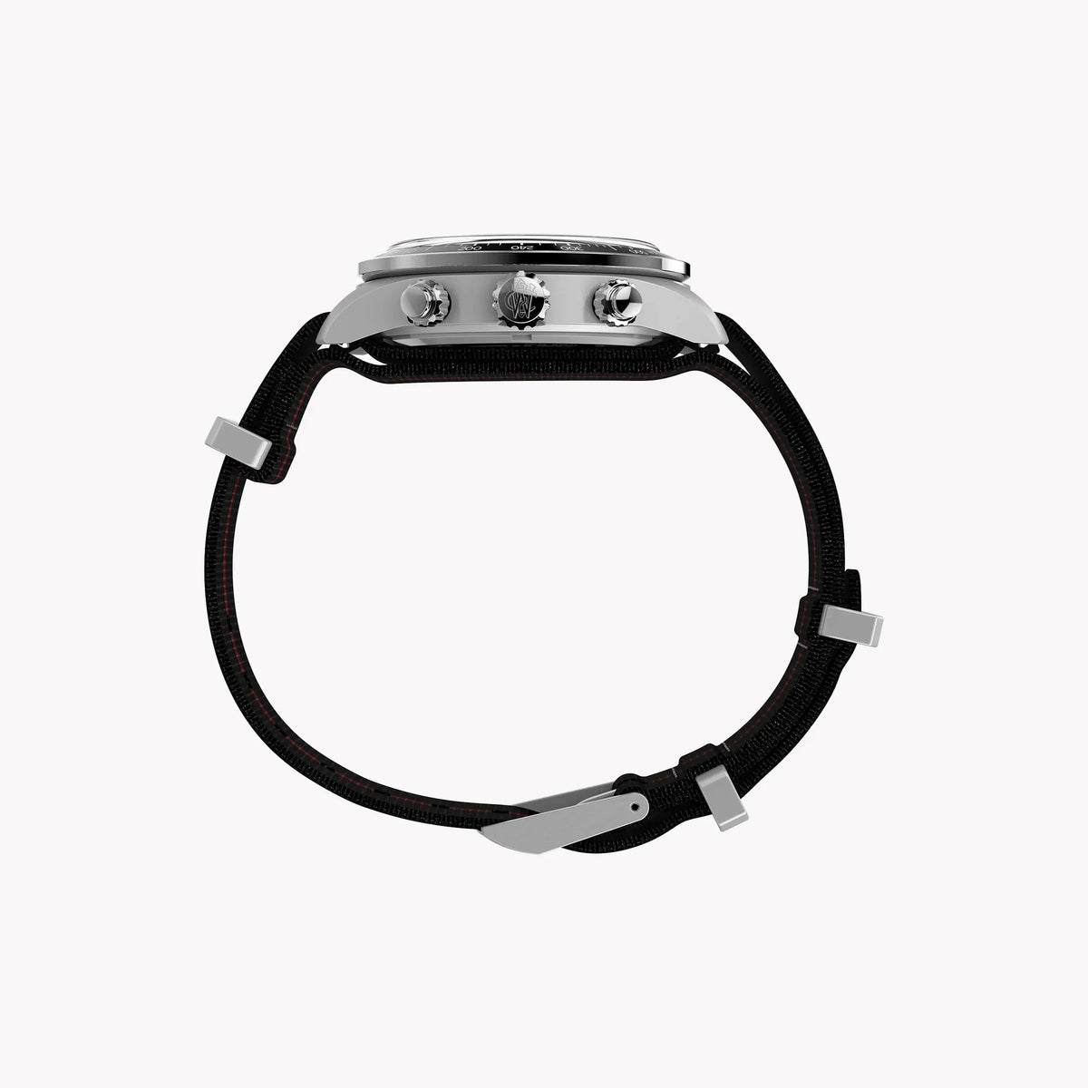 Waterbury Heritage Chrono SST Black Dial Fabric Strap TW2Y38900 | Men's Sports Watch by TIMEX