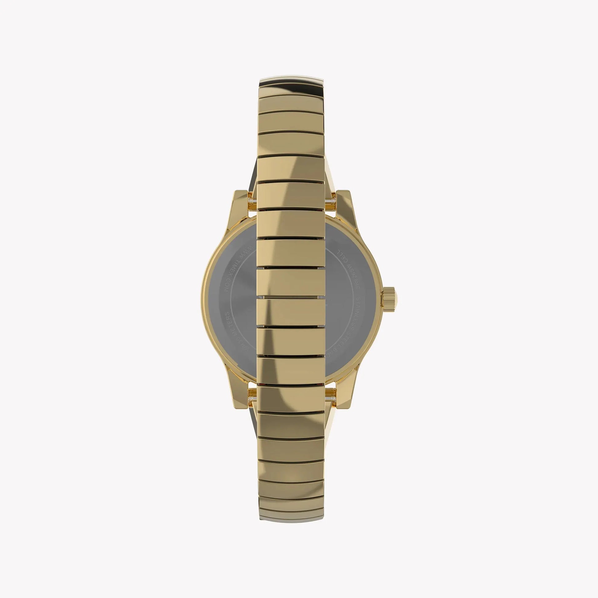 TIMEX Women's Gold-Tone Steel, Black Dial | TW2Y39200 by TIMEX
