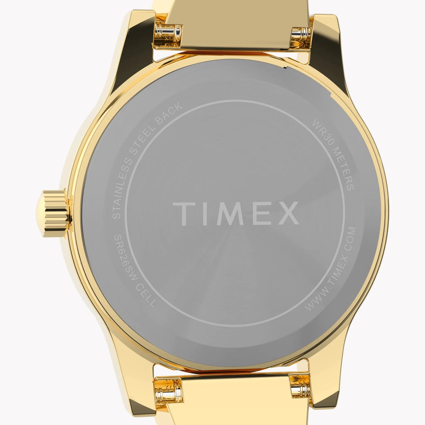 TIMEX Women's Gold-Tone Steel, Black Dial | TW2Y39200 by TIMEX