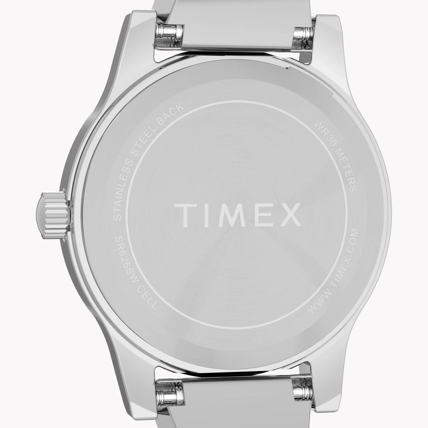 Timex Women's Silver-Tone Stainless Steel, Blue Dial | TW2Y39400 by TIMEX