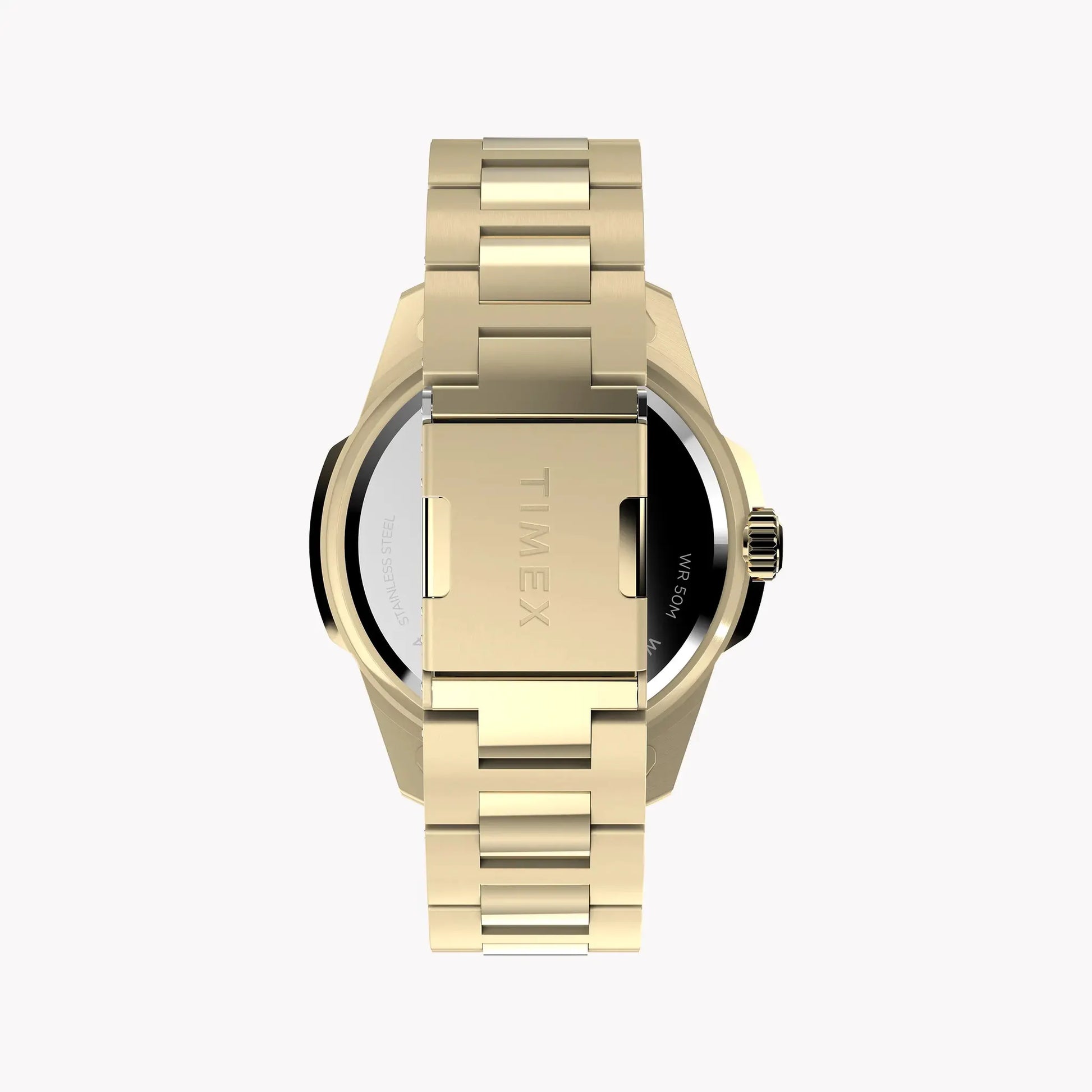 TIMEX X Fortnite Essex 45mm Gold Tone Case Black Dial Bracelet | TW2Y47200 by TIMEX