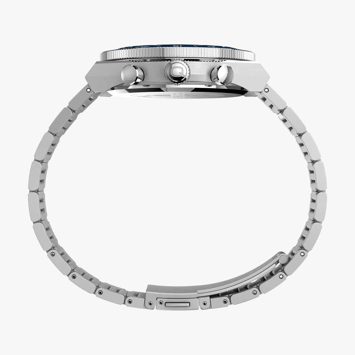TIMEX Men's Stainless Steel Silver-Tone, Blue Dial | TW2Y55900 by TIMEX