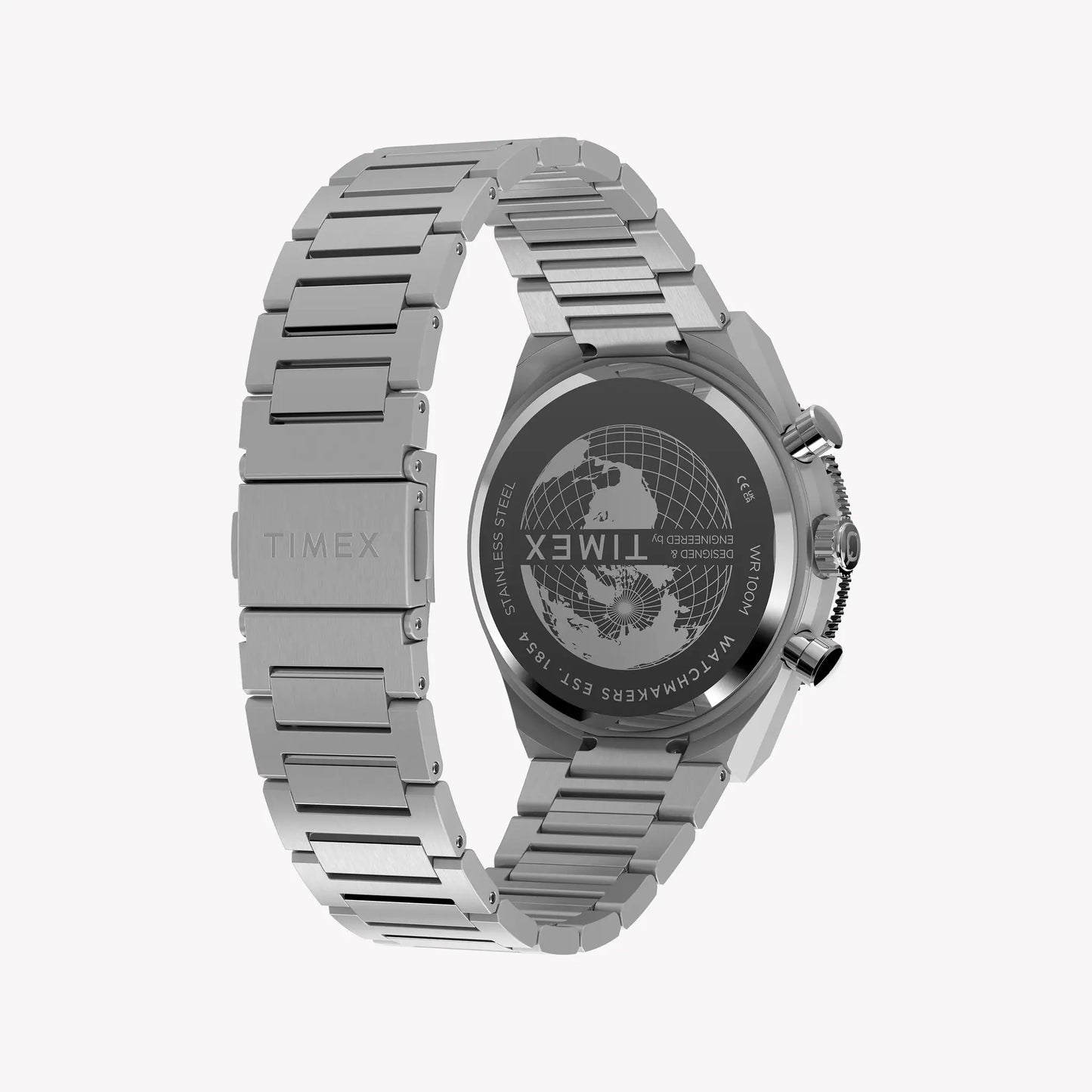 TIMEX Men's Stainless Steel Silver-Tone, Blue Dial | TW2Y55900 by TIMEX