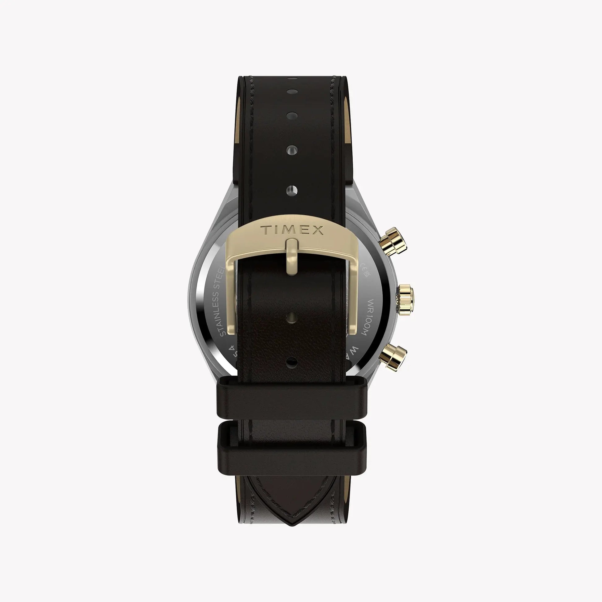 Timex Men's Silver-Tone Steel, Brown Leather | TW2Y56000 by TIMEX