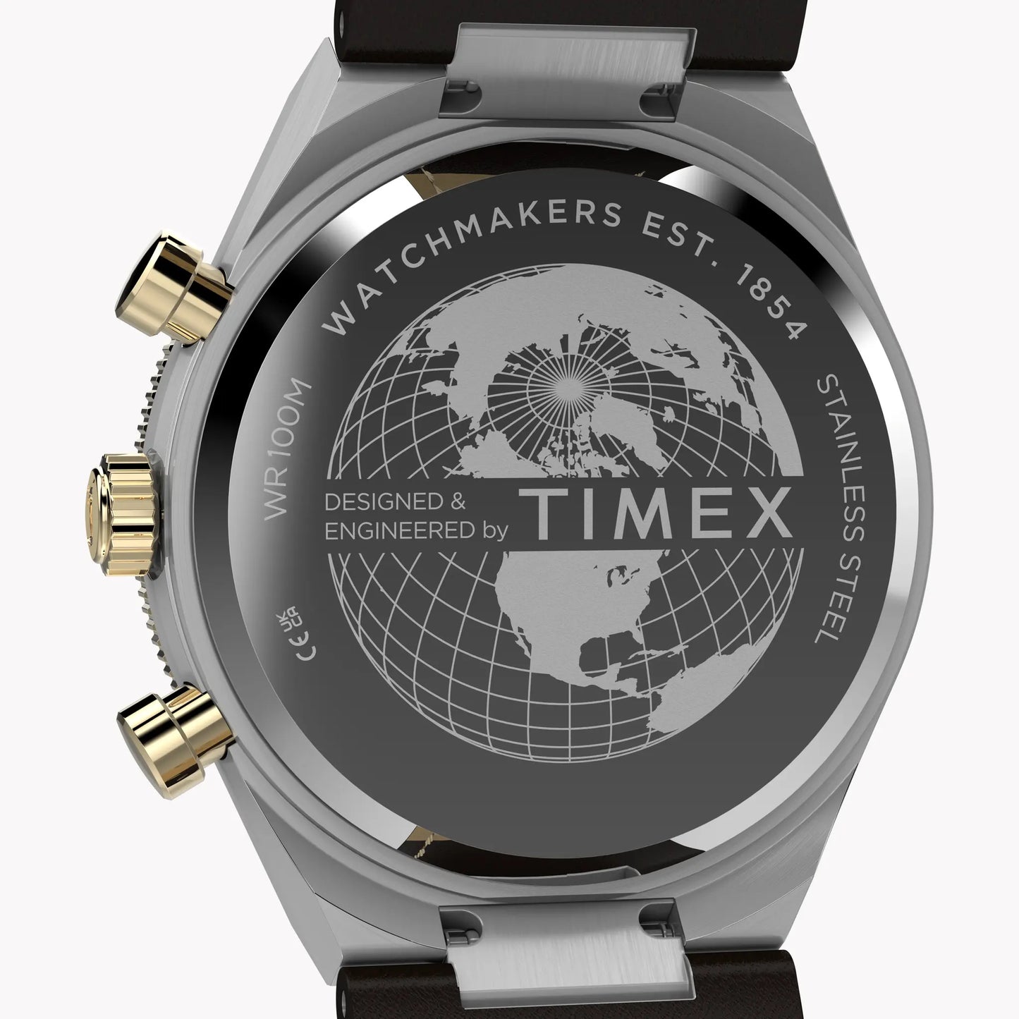 Timex Men's Silver-Tone Steel, Brown Leather | TW2Y56000 by TIMEX