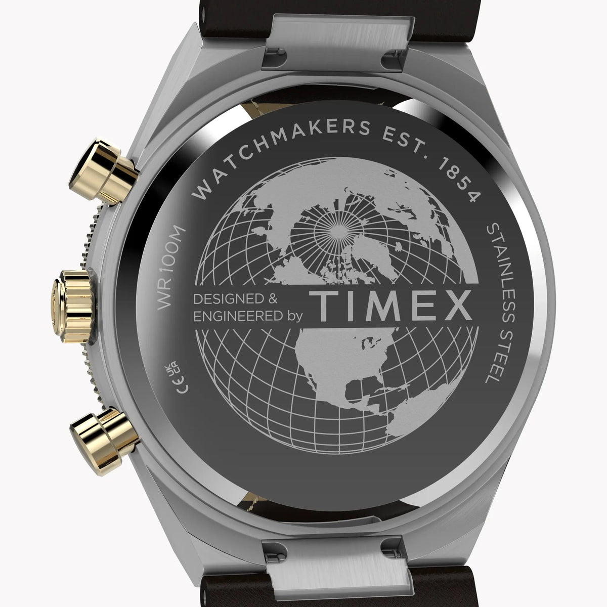 Timex Men's Silver-Tone Steel, Brown Leather | TW2Y56000 by TIMEX
