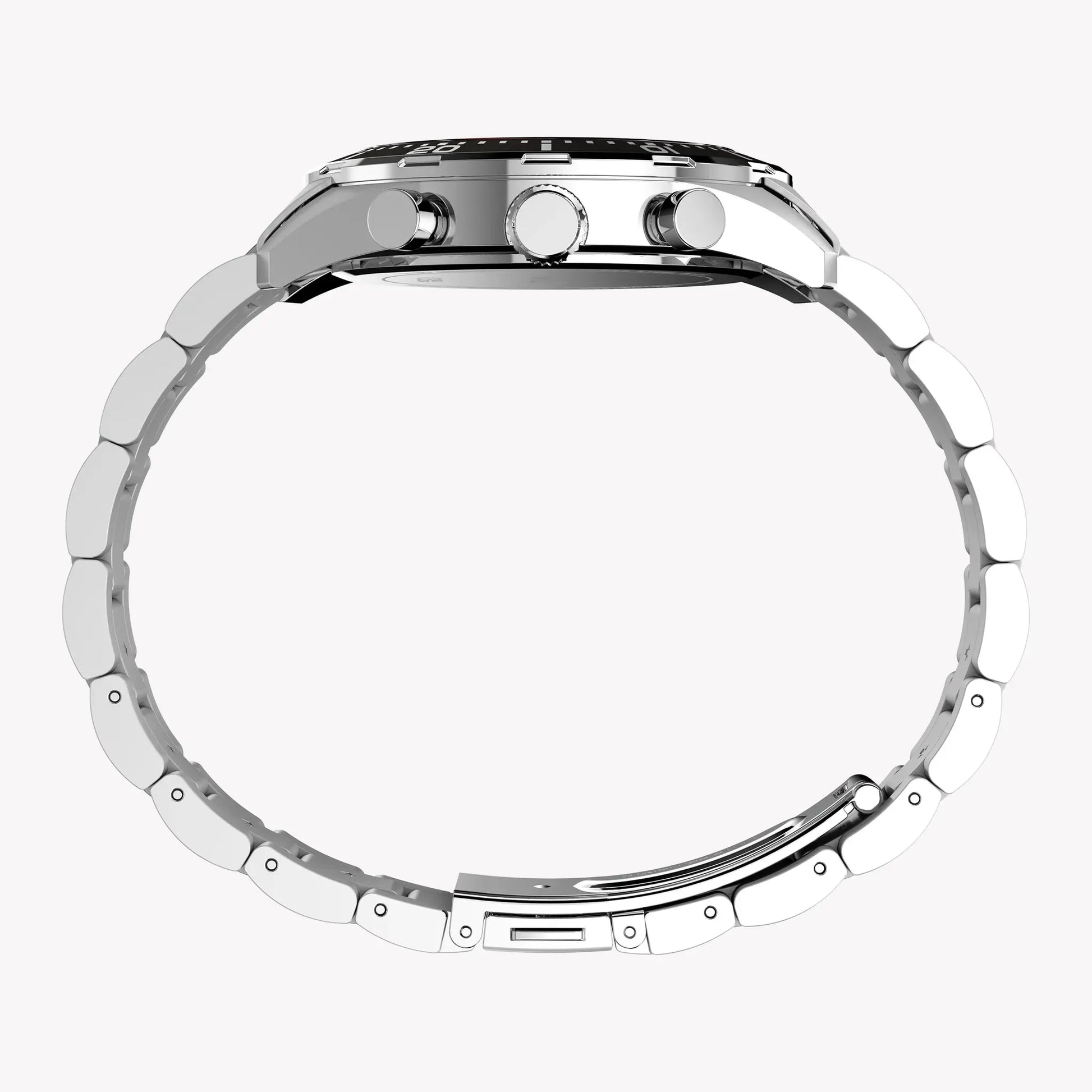 TIMEX Men's Stainless Steel Silver, Black Dial | TW2Y56900 by TIMEX