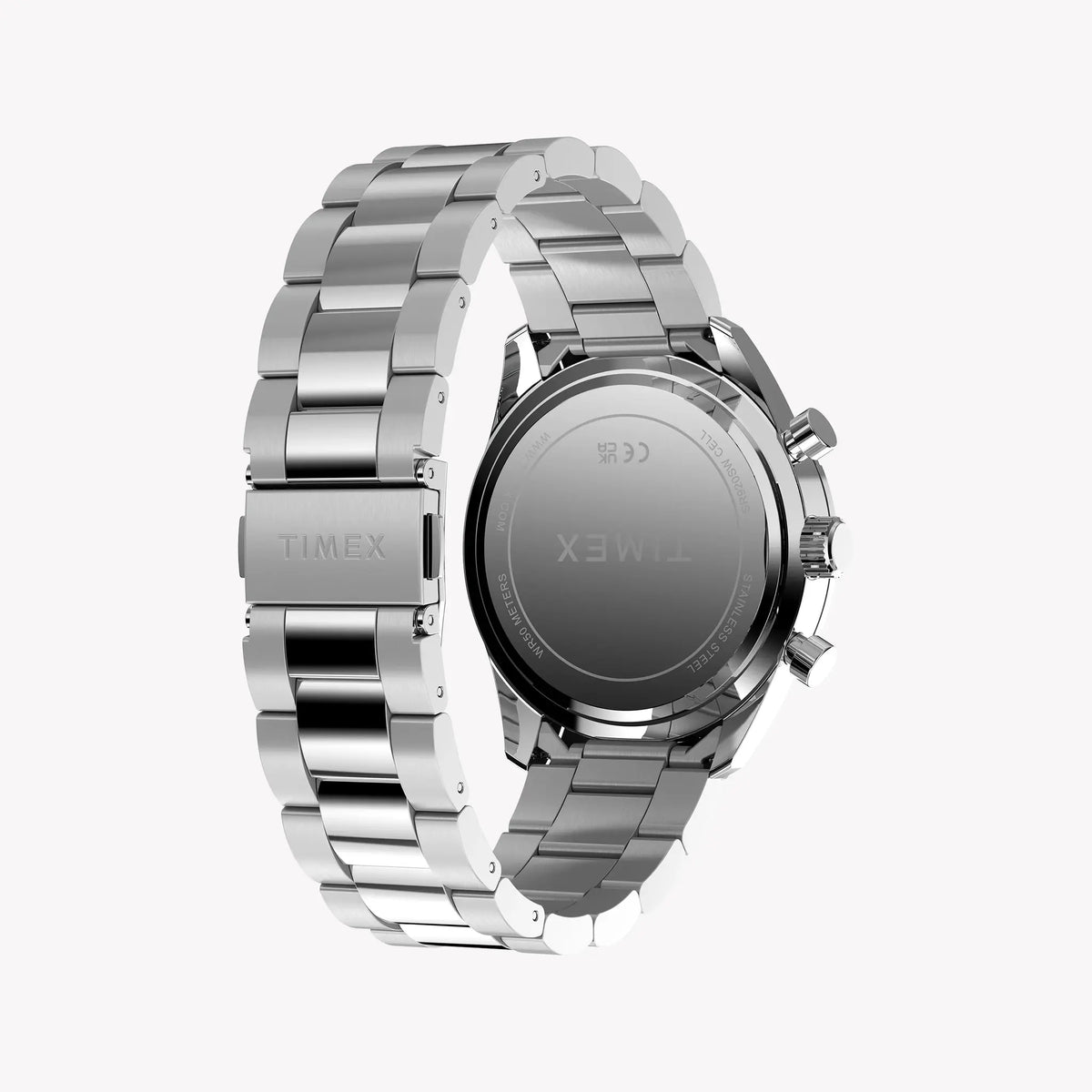 TIMEX Men's Stainless Steel Silver, Black Dial | TW2Y56900 by TIMEX