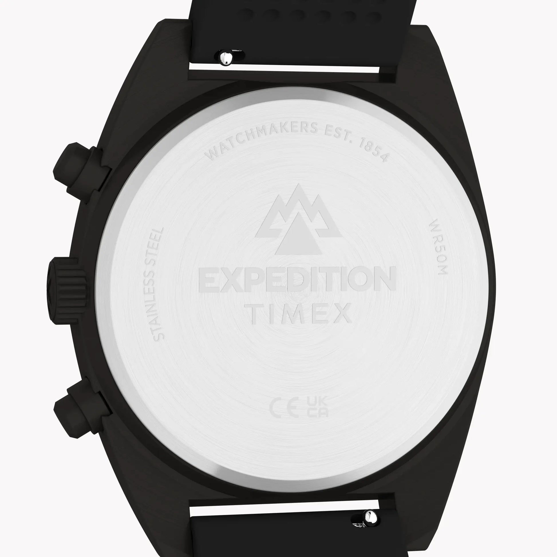 Timex Men's Gunmetal SS, Black Silicone | TW2Y61000 by TIMEX