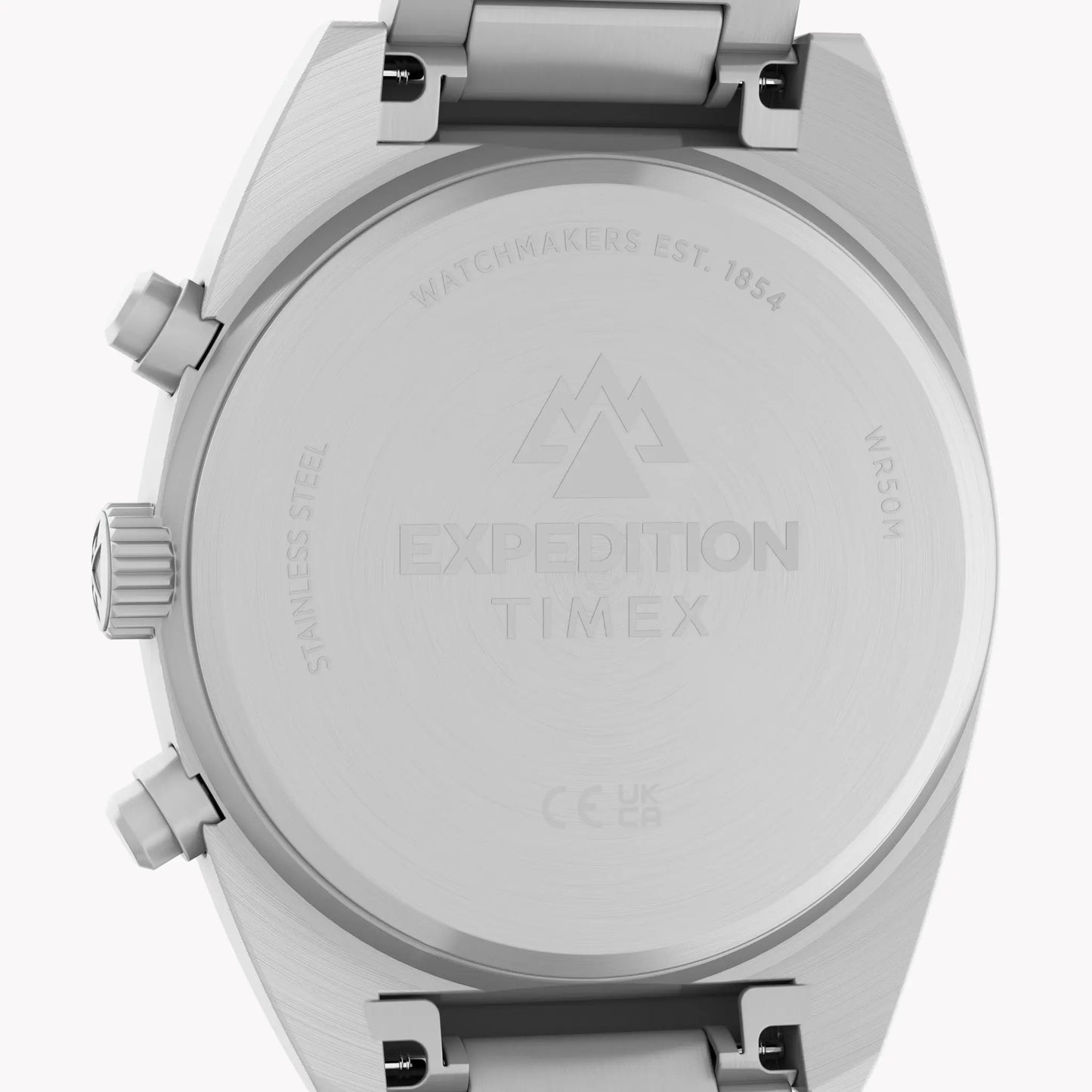 Timex Men's Stainless Steel Silver-Tone, Black Dial | TW2Y61200 by TIMEX