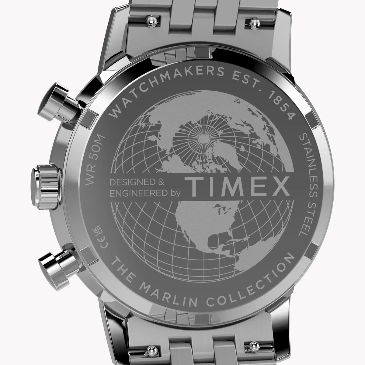 TIMEX Men's Stainless Steel Silver-Tone, Blue Dial | TW2Y66500 by TIMEX