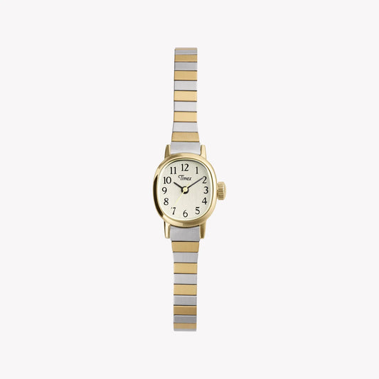 TIMEX Women's Two-Tone Stainless Steel, Gold-Tone | TW2Y66900 by TIMEX