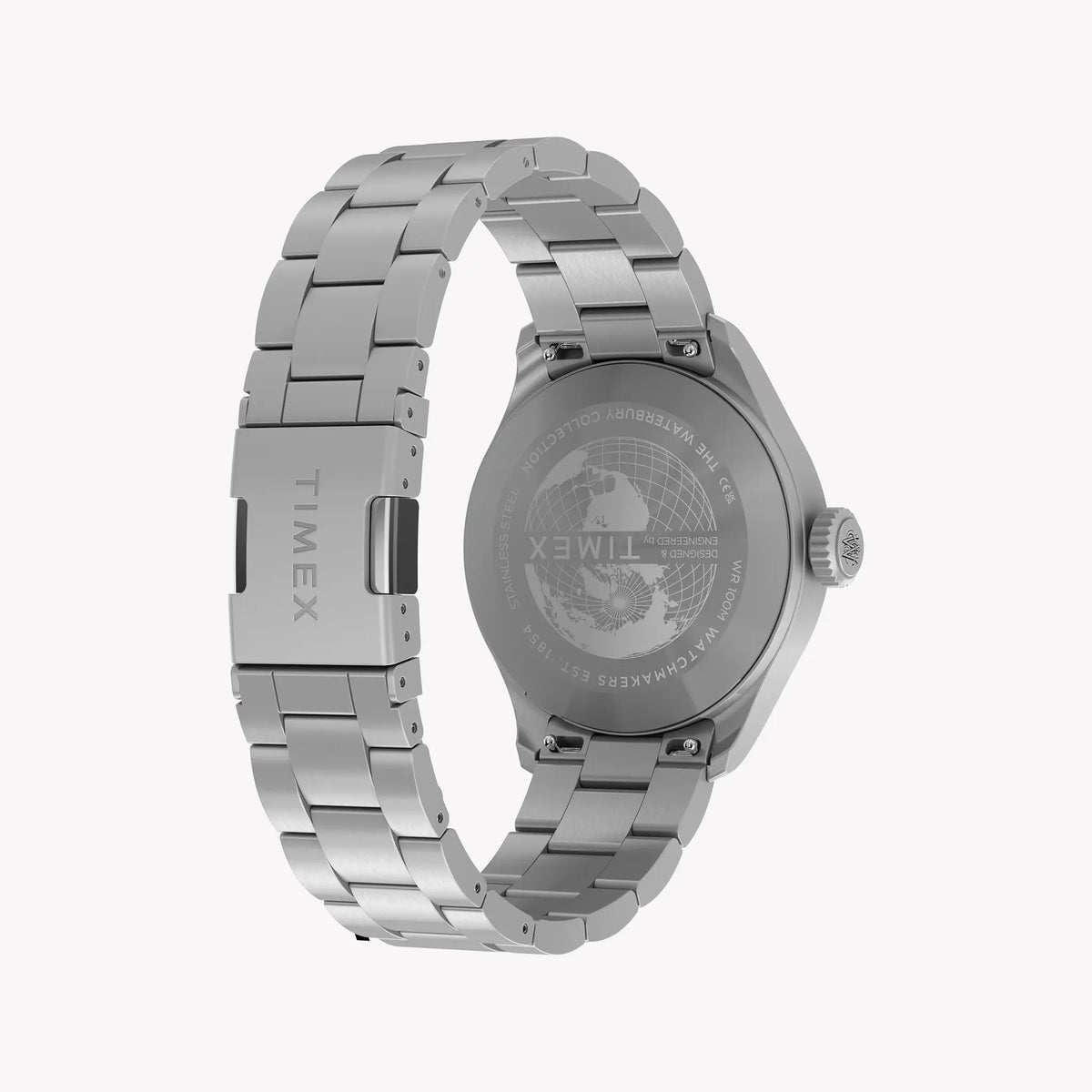 Timex Men's Silver-Tone Stainless, Black Dial | TW2Y70300 by TIMEX