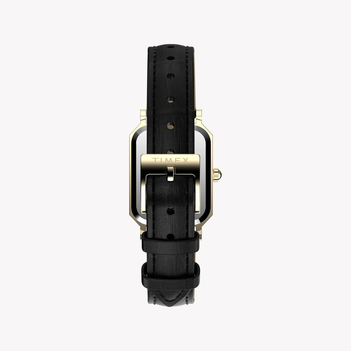 Timex Women's Gold-Tone, Black Leather | TW2Y71900 by TIMEX