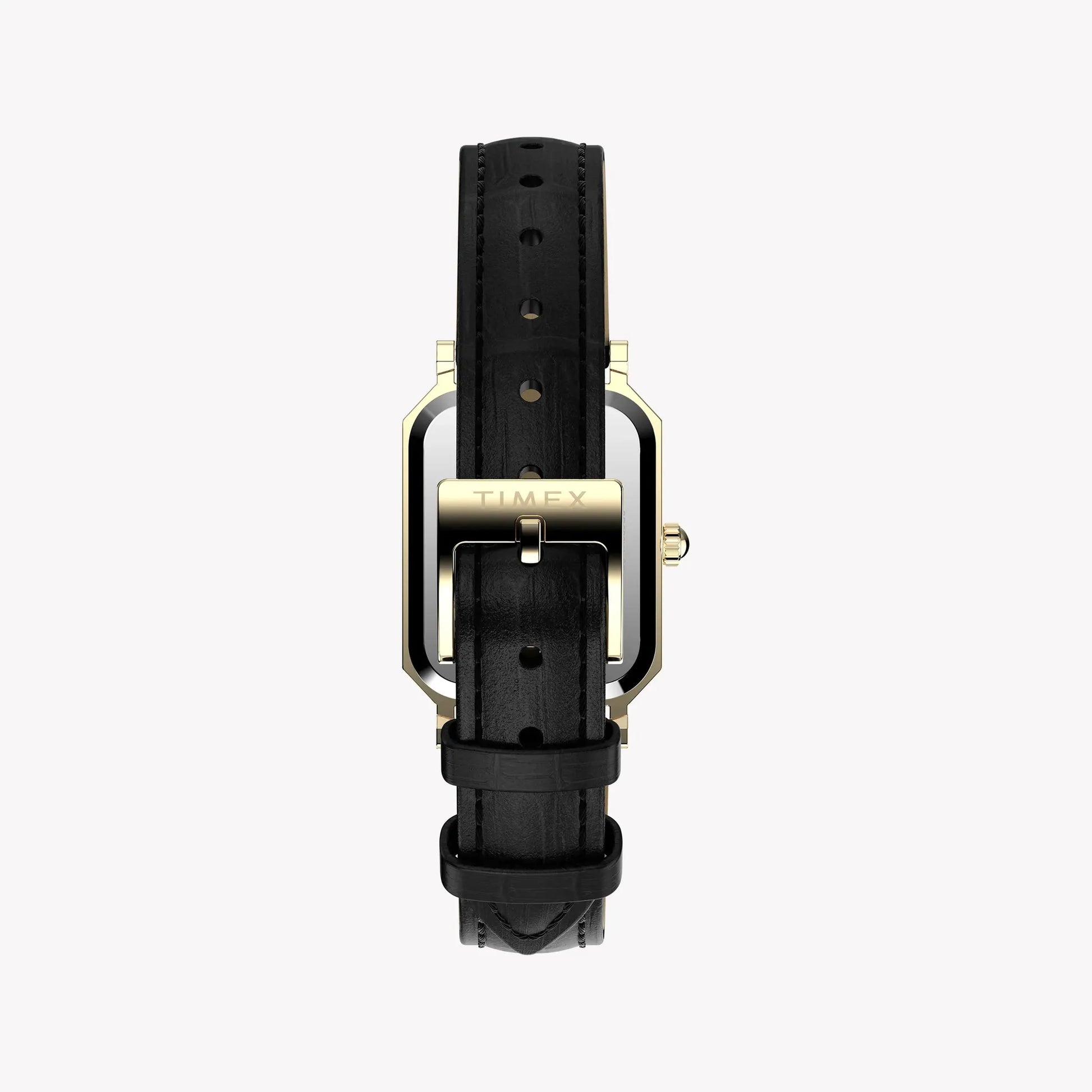 Timex Women's Gold-Tone, Black Leather | TW2Y71900 by TIMEX