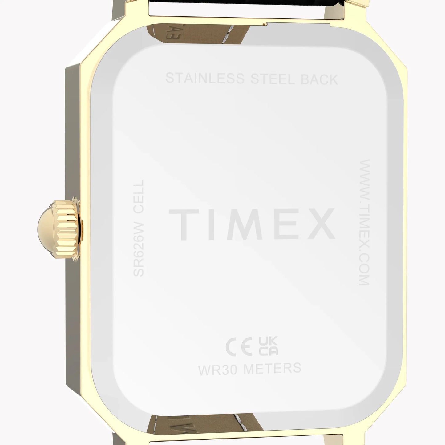 Timex Women's Gold-Tone, Black Leather | TW2Y71900 by TIMEX
