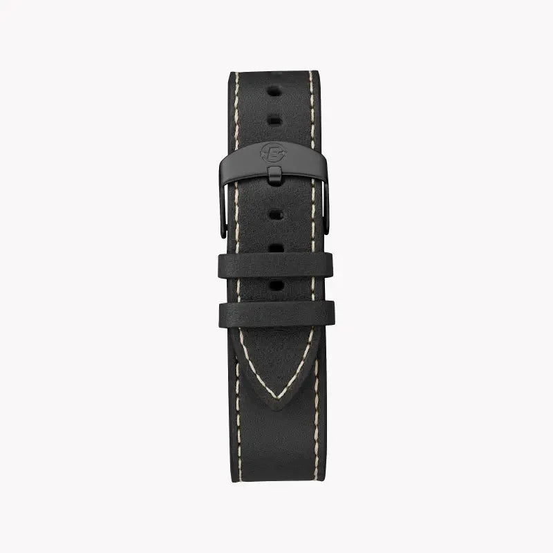 Timex Men's Black Leather Watch, Brass Case | Tw4b09100 by TIMEX