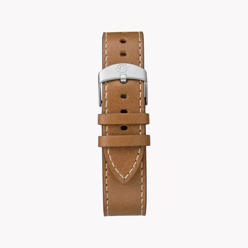 Timex Men's Brass Watch, Tan Leather, Off White Dial | Tw4b09200 by TIMEX