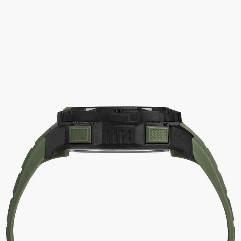 Timex Men's Green Resin Watch, Digital Dial | Tw4b09300 by TIMEX
