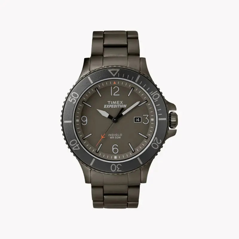 Timex Men's Black Stainless Steel Watch, Gray Dial | Tw4b10800 by TIMEX