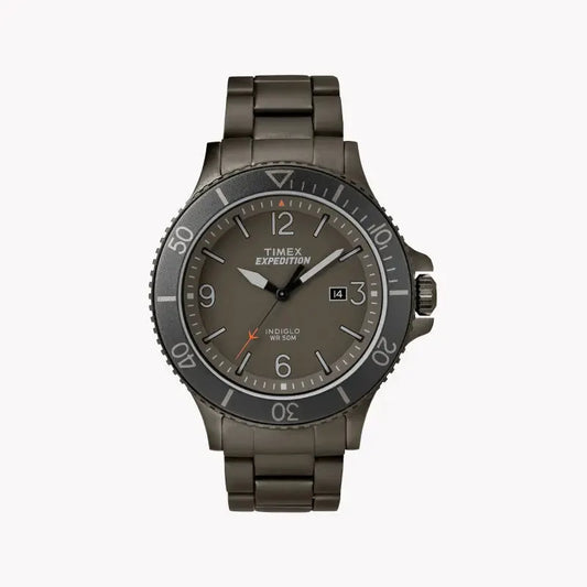 Timex Men's Black Stainless Steel Watch, Gray Dial | Tw4b10800 by TIMEX