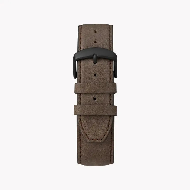 Timex Men's Brown Leather Watch, Blue Dial | Tw4b14600 by TIMEX