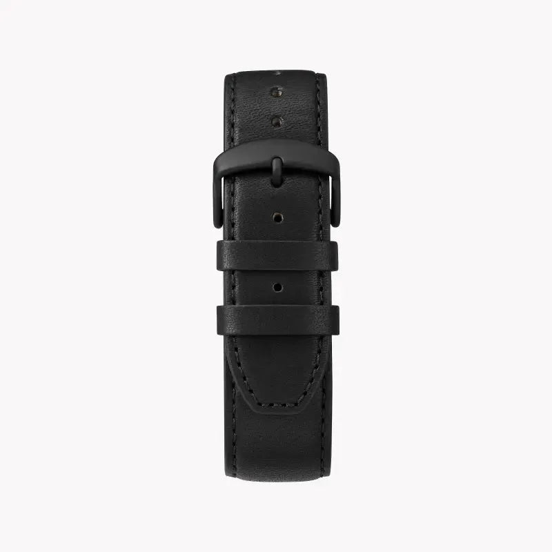 Timex Men's Black Leather Watch, Black Dial | Tw4b14700 by TIMEX