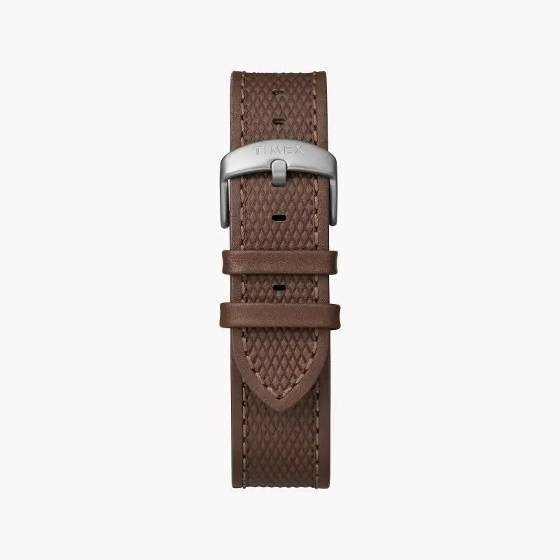 Timex Men's Brown Leather Watch, Gray Dial | Tw4b15100 by TIMEX