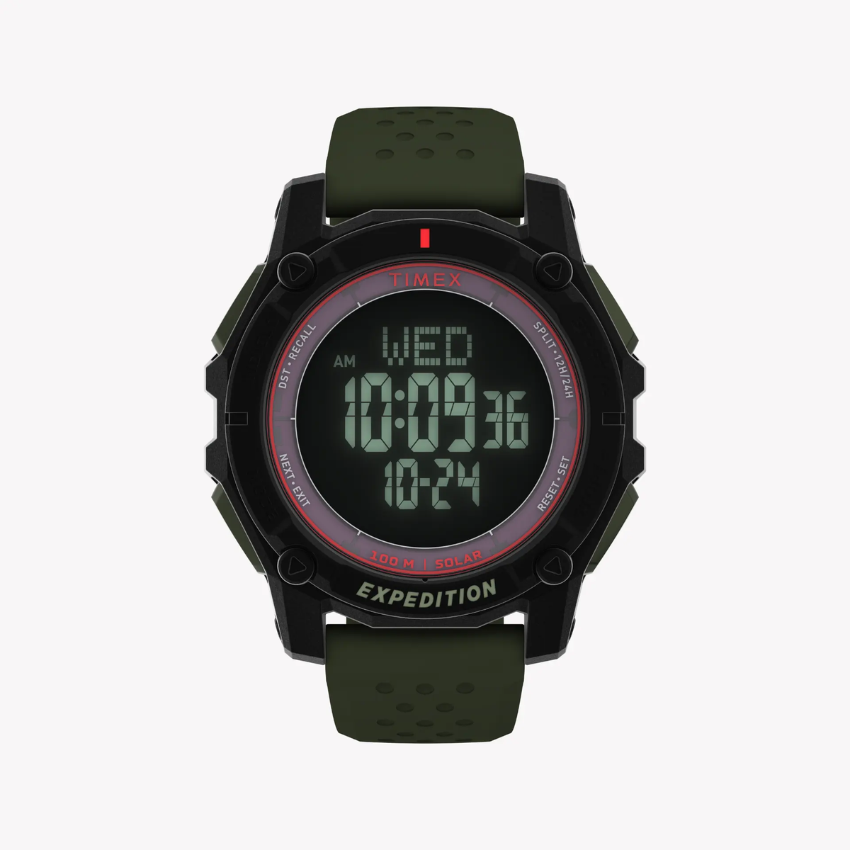 Timex Men's Solar Digital, Black/Green | Tw4b33700 by TIMEX