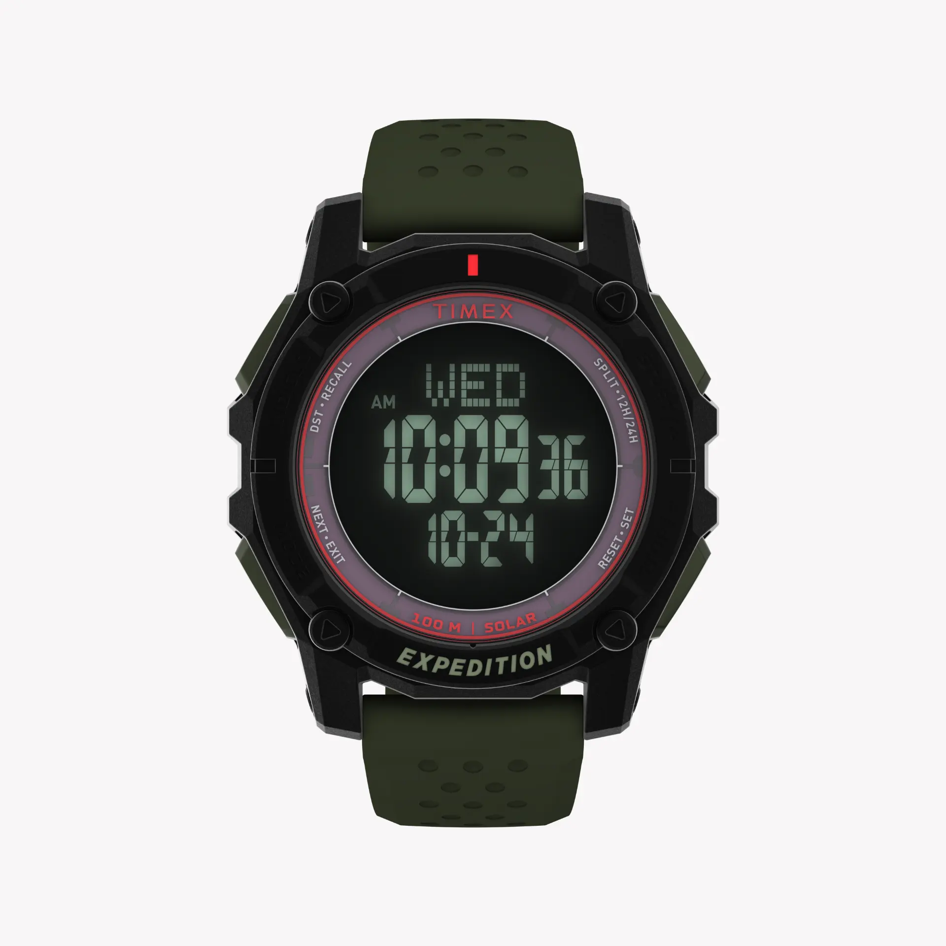 Timex Men's Solar Digital, Black/Green | Tw4b33700 by TIMEX