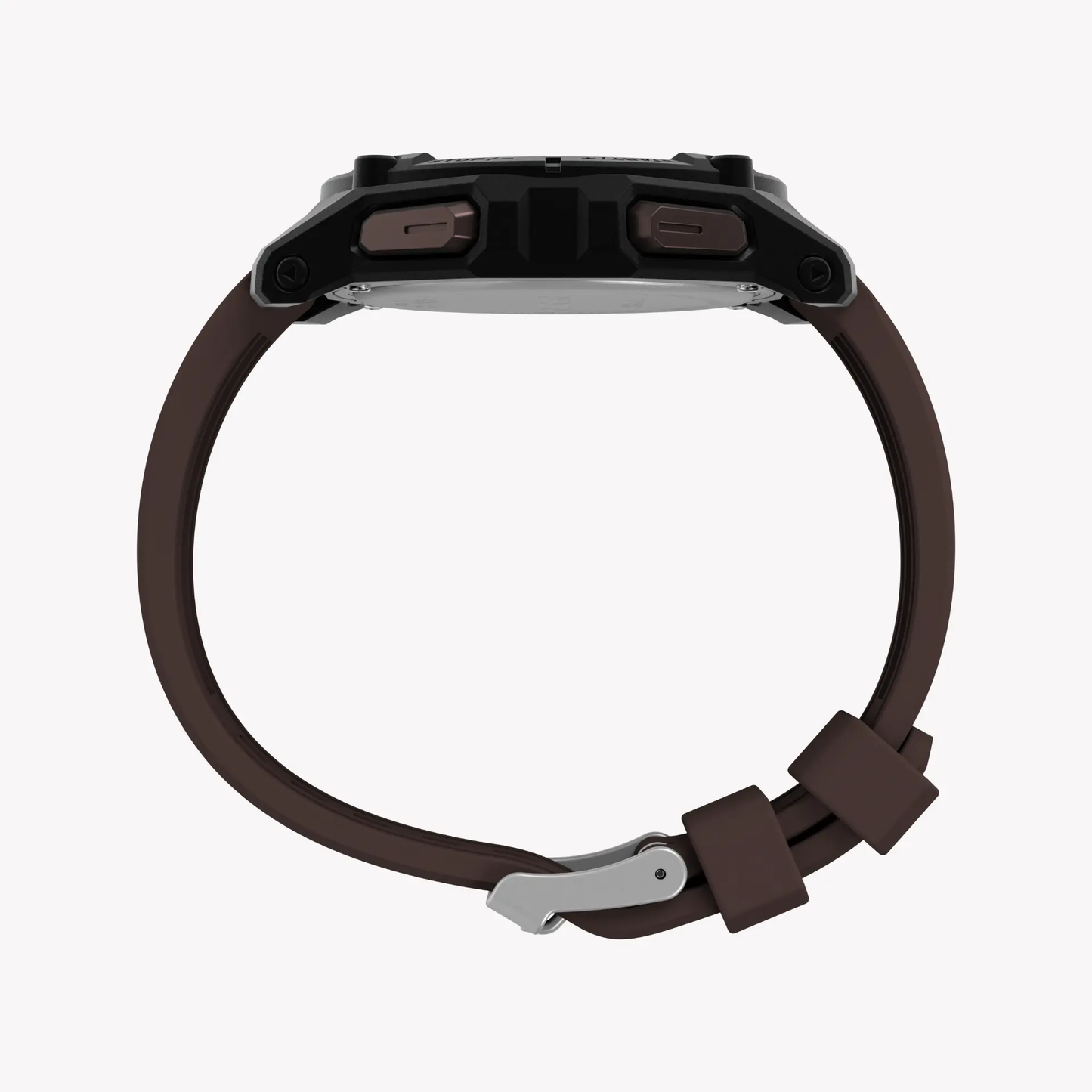 Timex Men's Black/Brown, Synthetic/Silicone | Tw4b33800 by TIMEX