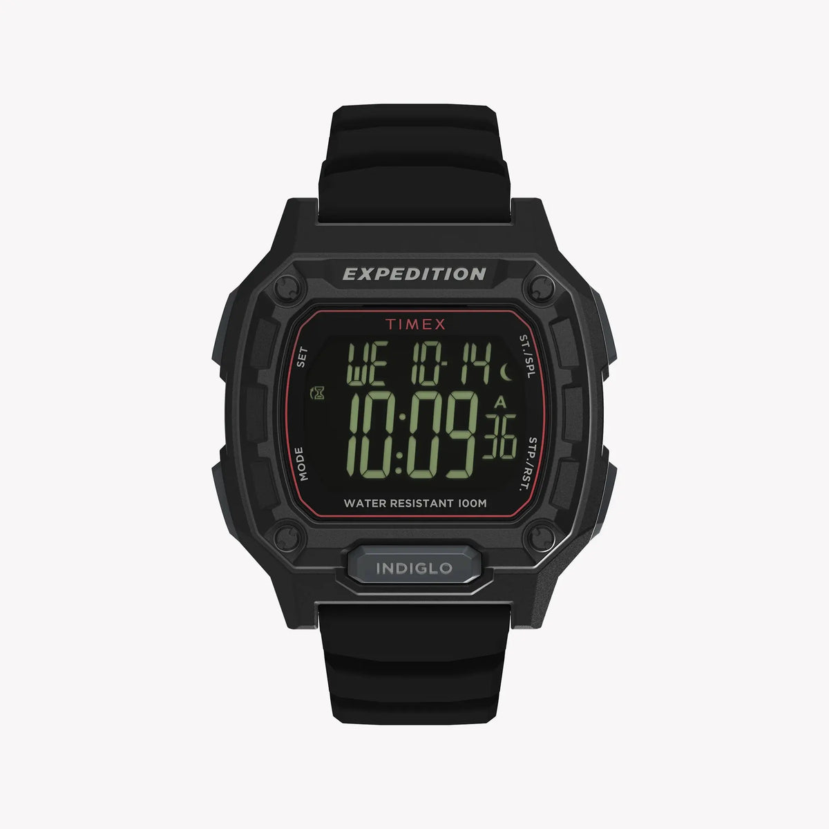TIMEX Men's Black PC+GF, Black Silicone | TW4B34400 by TIMEX