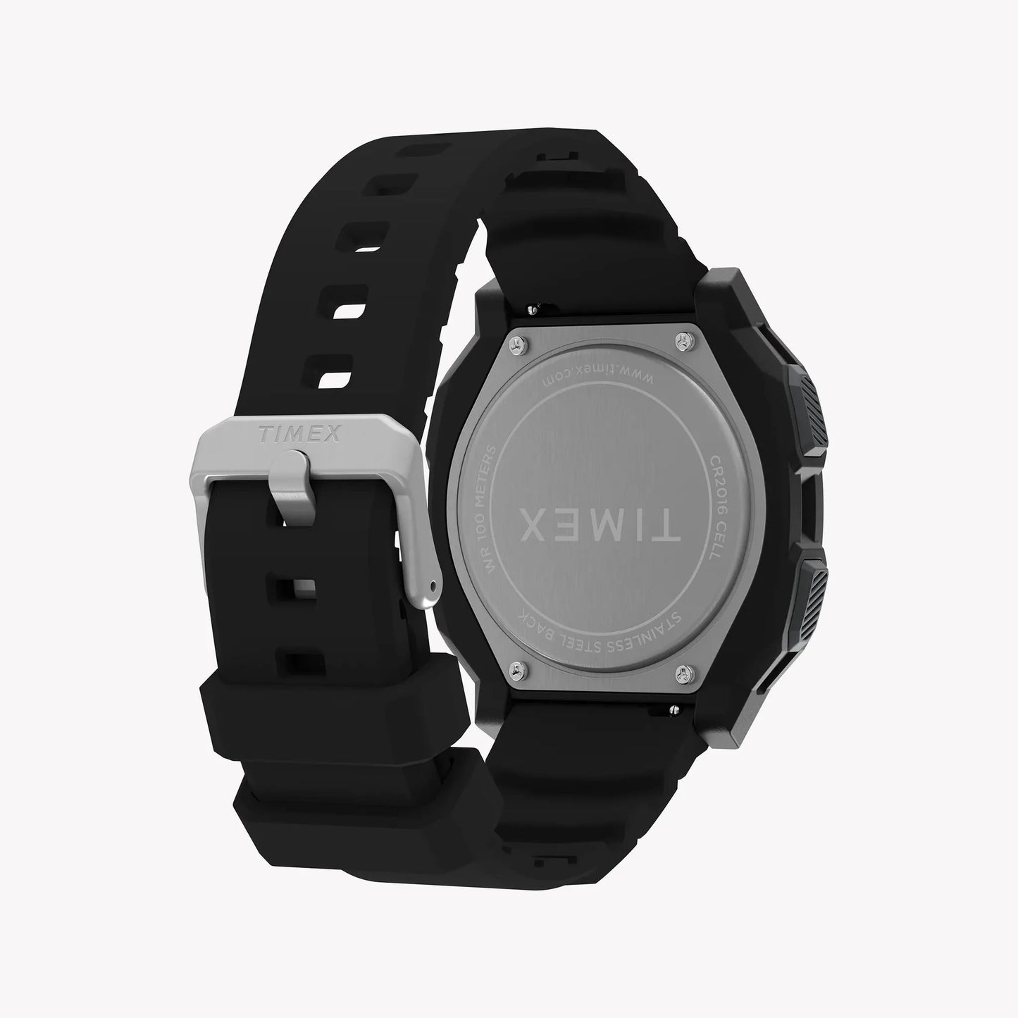 TIMEX Men's Black PC+GF, Black Silicone | TW4B34400 by TIMEX