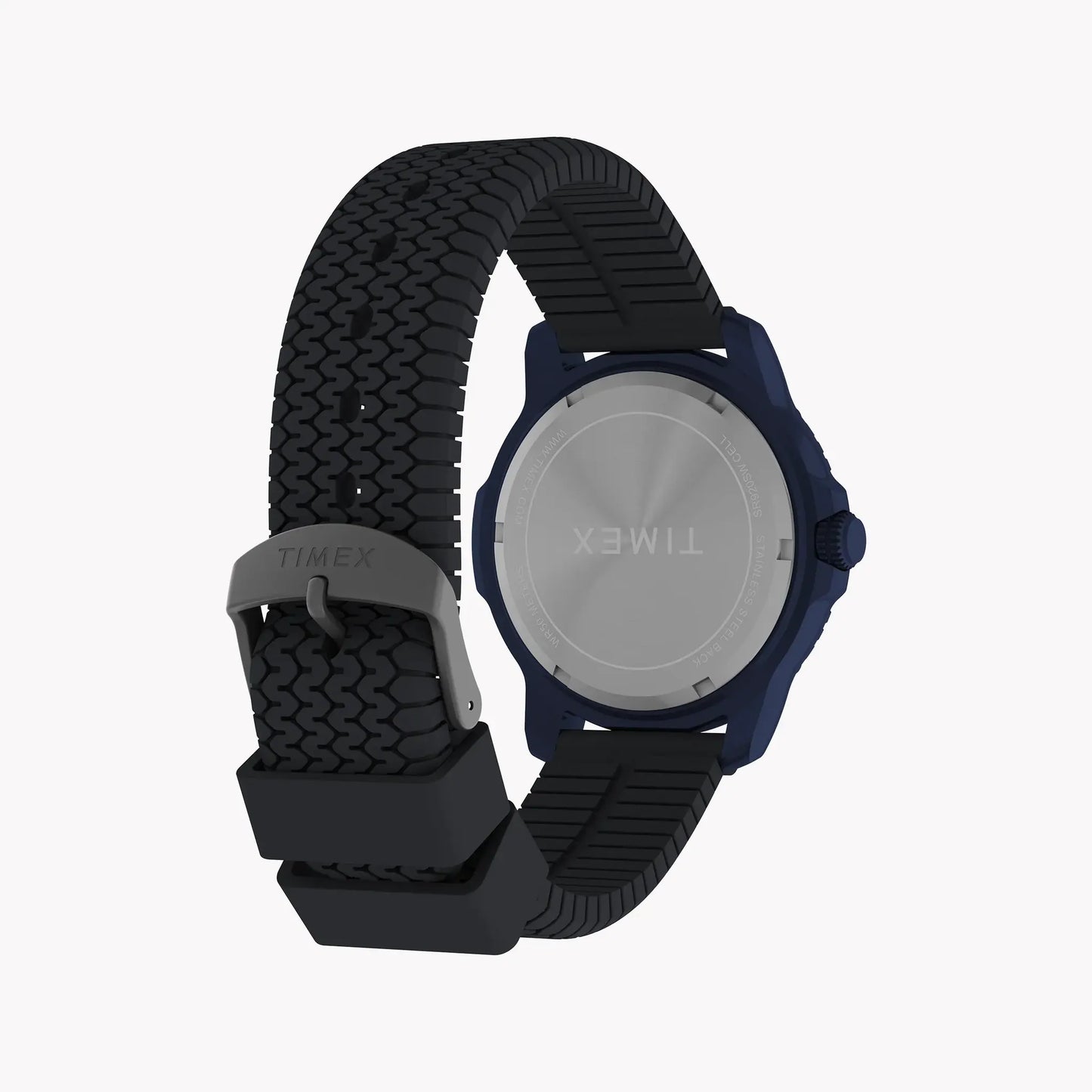 Timber Aluminum Blue Dial Silicone Strap Watch TW4B34600 | Stylish & Durable by TIMEX