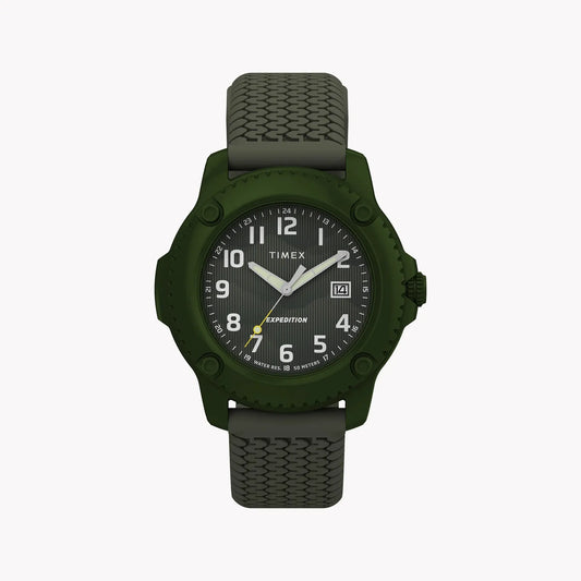 Timber Aluminum Case Green Dial Silicone Strap TW4B34700 Watch | Sporty & Lightweight by TIMEX