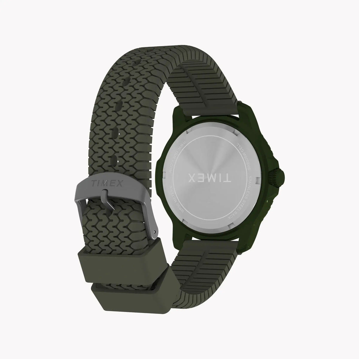 Timber Aluminum Case Green Dial Silicone Strap TW4B34700 Watch | Sporty & Lightweight by TIMEX