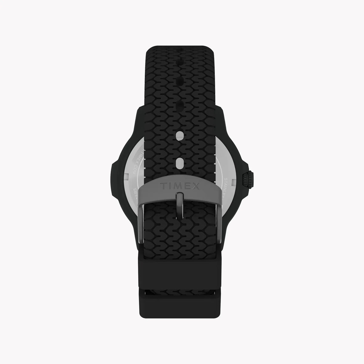 Timber Aluminum Case Black Dial Silicone Strap Watch TW4B34800 by TIMEX