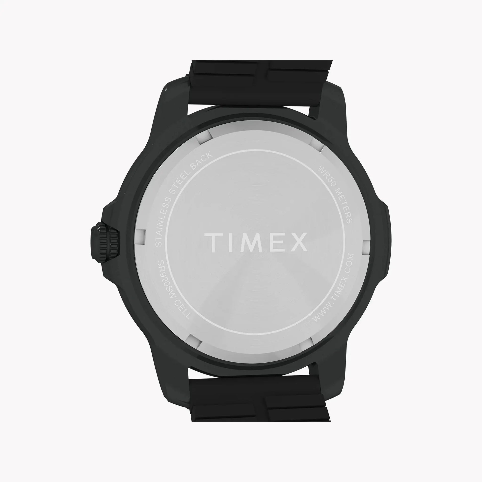 Timber Aluminum Case Black Dial Silicone Strap Watch TW4B34800 by TIMEX