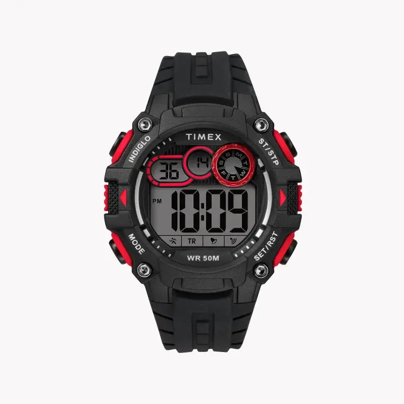 Timex Men's Black Silicone Watch, Digital Dial | Tw5m27000 by TIMEX