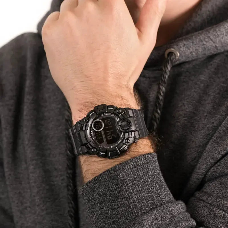 Timex Men's Black Resin Watch, Digital Dial | Tw5m27400 by TIMEX