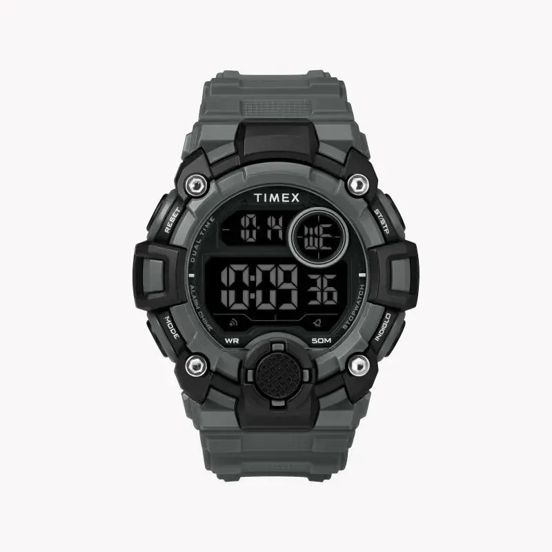 Timex Men's Gray Resin Watch, Digital Dial | Tw5m27500 by TIMEX