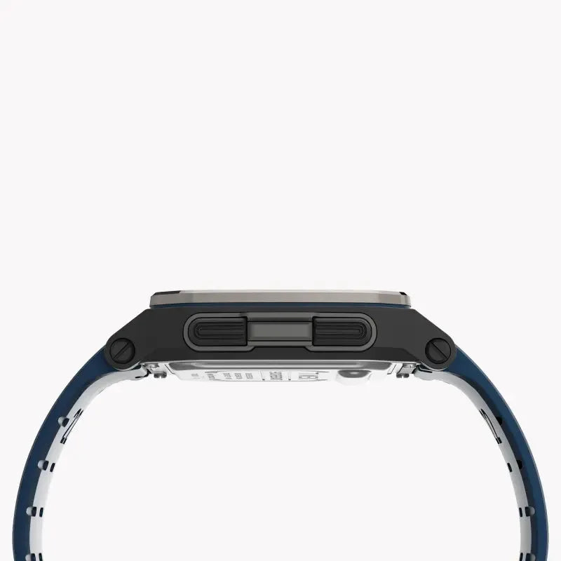 Timex Men's Blue Silicone Watch, Digital Dial | Tw5m28800 by TIMEX