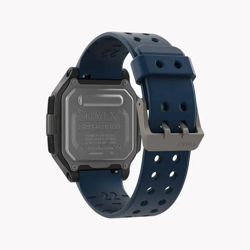 Timex Men's Blue Silicone Watch, Digital Dial | Tw5m28800 by TIMEX